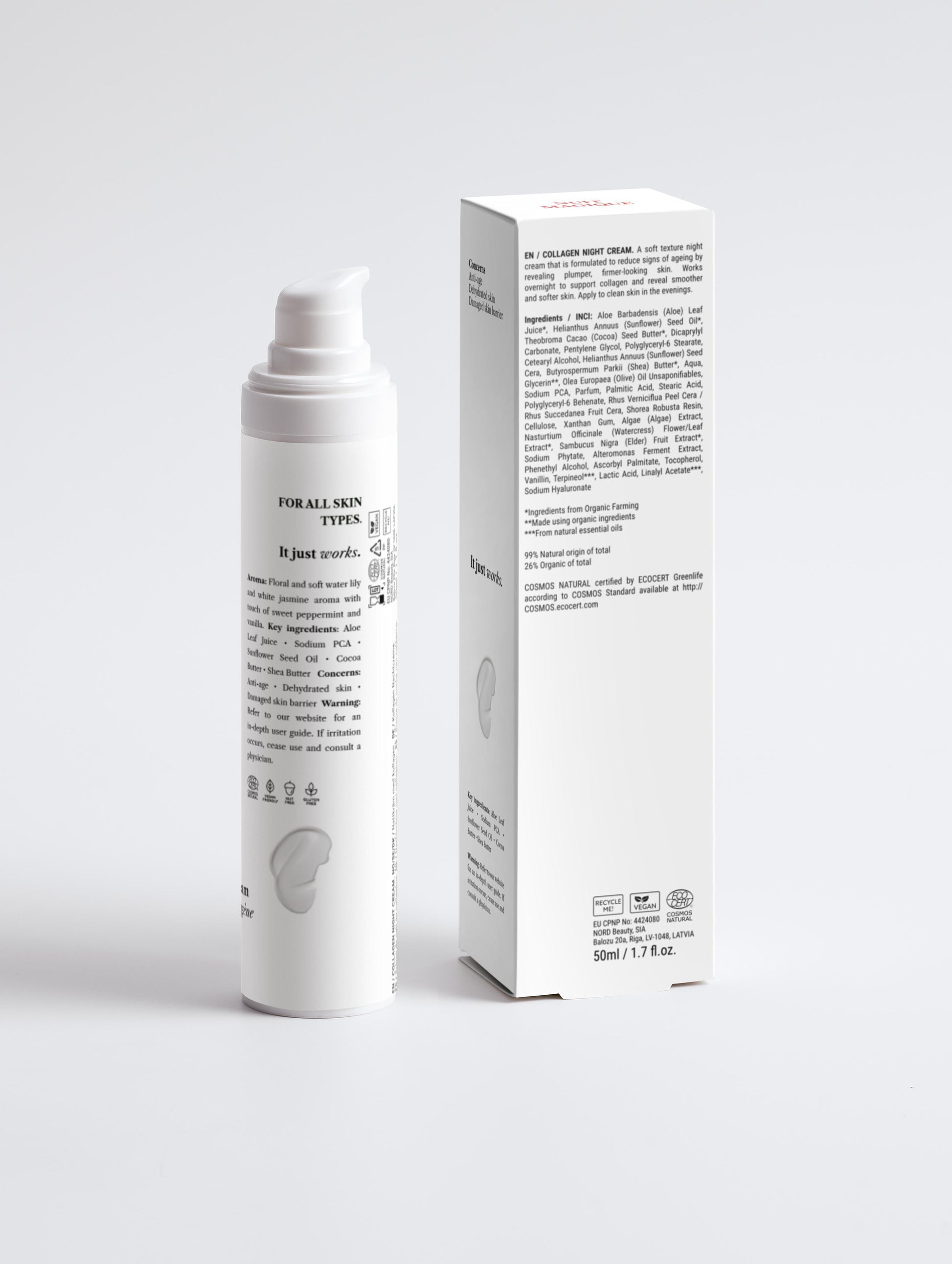 Collagen Anti - Age Night Cream, NUIT MAGIQUE - bearpo.